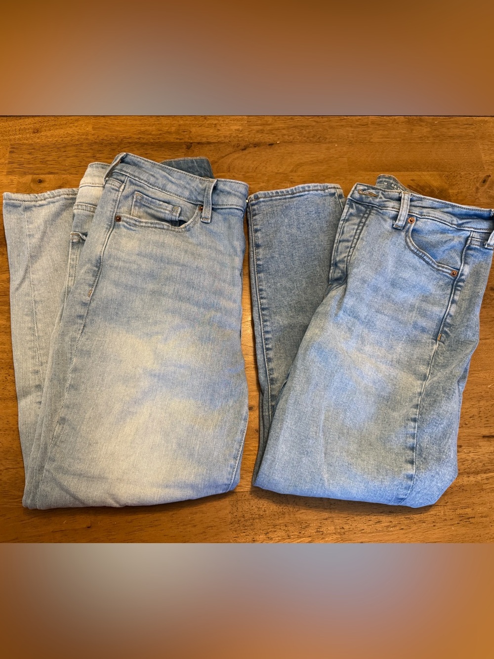 Old Navy High Rise Straight Leg Jeans - 10